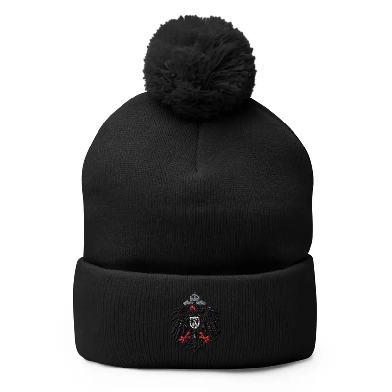 German Empire Eagle Pom Pom Hat