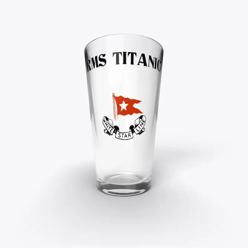 RMS Titanic Beer Glass