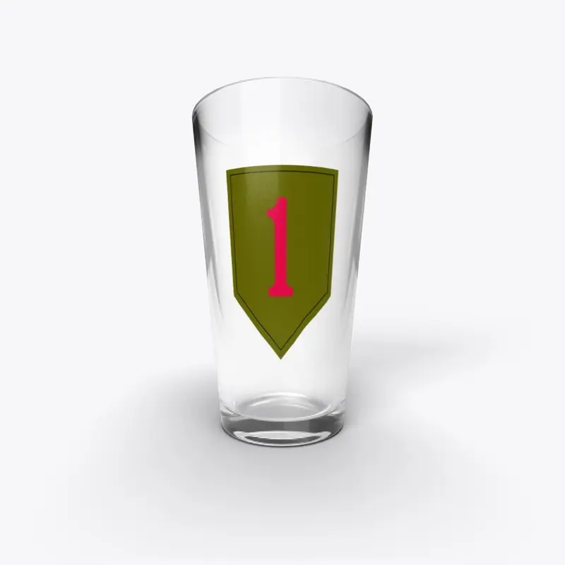 1st ID Beer Glass